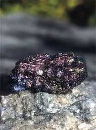 Covellite Essência Mineral do Alaska