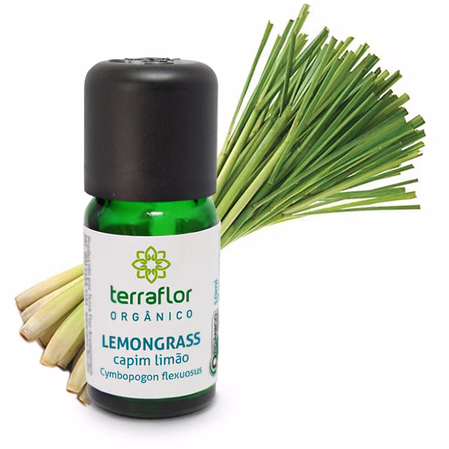 Óleo Essencial Lemongrass Orgânico 10 ml